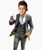 Costumes pour hommes Enfants Royal Blue Veste Vest Pantal