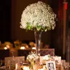 Dekorative Blumen, 10 Stück, 30 Köpfe, 29 cm, BabysBreath, künstlicher Kunststoff, Gypsophila, DIY Blumensträuße, Arrangement für Hochzeit, Heimdekoration