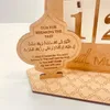 Украшение вечеринки Рамадан Деревянный календарь обратного отсчета Ид Мубарак Мусульманская поставка