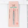 Outils de maquillage Pince à sourcils en acier inoxydable Maquillage de beauté Bouche oblique Tirage des sourcils Outil de coupe des sourcils Pince à sourcils de maquillage multifonctionnelle