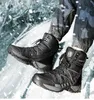 HBP非ブランド冬の新しい豪華な暖かい雪のブーツハイトップマウンテンクライミングシューズアウトドアメンズシューズコンバットブーツトレーニングブーツ