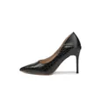 Модельные туфли, размер 33–41, женские туфли на шпильке, профессиональные туфли-лодочки с острым носком, элегантный дизайн, телесного цвета