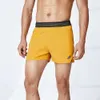 Lu Align Align Lu Lemon Sports Men Marathon Running Fiess Outdoors Training Fashion Quick-drying Leisure Loose Gym Workout Shorts 2024 Gy