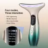 Devices Neck Face Massagers Anti Wrinkle Lifting 3 Colors LED Photon Therapy Skin Tightening Machine Reduce Double Chin Skin Care Tool