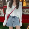 Women's Knits Summer Spring And Autumn Long Sleeve Cardigan Thin Basic Coat 2024 Knitted Blouse Loose Short Sunscreen Clothes