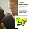 Équipement de protection enfants gant de boxe en cuir PU Sport sac de frappe gants d'entraînement gant de Sparring pour enfants yq240318