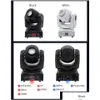 Подвижные головные светильники Новые 3 тройных призменных эффекта Dj Stage Light Mini 90 Вт Светодиодное точечное освещение Dhcwl