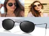Solglasögon 2021 DPZ Classic Women Round Polarised 3647 Rays Men Driving Car Male Sun Glasses UV400 OCULOS DE SOL MED BOX1913541