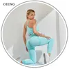 Kvinnors träningsdräkter sömlösa set Sports Tracksuit Women Gym Set Clothing Fitness Suits Outfit Bra Leggings Sportwear 24318