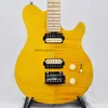 Sterling by Music Man Axis Axis FM Flame Maple Trans Gold GGF H Guitar Electric