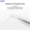 Oral Irrigators Dental Air Scale Handle Aktiverad sköljcykelskala med 5 spetsiga tänder Cleaner 2/4 Hole Oral Whitening Tool J240318