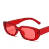 선글라스 yooske 작은 직사각형 여성 레트로 브랜드 디자이너 스퀘어 일요일 안경 빈티지 트렌디 한 장식 안경 UV400
