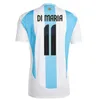 2425World Cup 3 -star Argentine football jersey MESSIS jersey KIDS KIT set Di Maria Dibara Alvarrez Martinus Fernades McCallist player version fan version Set jersey