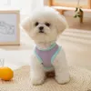 Dog Apparel Summer Cool Breathable Vest Schnauzer Teddy Two Legs Clothes Orange Pet Pullover Supplies XS-XL