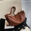 Evening Bags Soft Leather Shoulder Croosbody For Women 2024 Fashion Solid Purses And Handbags Elegant Ladies High Quality Casual Totes