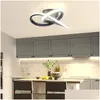 Ceiling Lights Spiral Design Modern Led Light 3000K-6000K Lighting Fixtures Hallway For Bedroom Living Room Drop Delivery Indoor Dhq2G