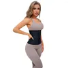 SHAPERS Women Black LaTex TALIST TAUST TRASTET CORSET STAL BONES Zamek i haczyki Pasek Pasek Cincher Body Shapewear