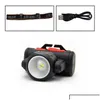 Headlamps Dual Light Rotating Led Headlamp Rechargeable Fishing Lamp03391210 Drop Delivery Sports Outdoors Camping Hiking And Otexy