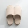 Slippers Women's Home Cotton Shoes Indoor Warm Men's Bedroom Couples Non-slip House Slipper Plush Flat Foor Slides