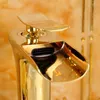 Bathroom Sink Faucets Household European American Style Basin Faucet And Cold Wash Marble Golden Under The Counter