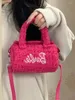 Sacs à bandoulière Style japonais Harajuku Y2k, sac à main rétro rose, sacoche mignonne pour femme, sac de rangement de fête