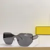 Lunettes de soleil 2024 Ultra de haute qualité intégrée sans cadre pour femmes couleurs à la mode pour femmes