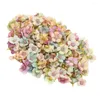 Dekorative Blumen, 50 Stück, künstliche Seidenblumenköpfe, künstliche Pfingstrosen, Bulk-Girlande, DIY-Verzierung