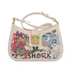 Umhängetaschen Neue Nische Design Graffiti Unterarm Tasche frauen Sommer High Fashion Tasche 240318