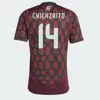 24/25 Maglie da calcio in Messico Chicharito National Team Shirt Fal