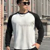 Felpe con cappuccio da uomo Felpe da palestra Felpe con cappuccio da fitness O-Collo Maschile Bodybuilding Maglie a manica lunga da corsa Felpe sportive Allenamento Pullover Abbigliamento casual 24318