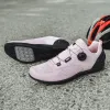 Stivali da donna scarpe ciclistiche non tacchette sneaker a pedale piatto mtb scarpe per mountain bike non chiusura senza tacchetti road bicicletta rb velocità rosa