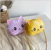 Mini borsette per bambini Neonate Borse a tracolla piccole in pelle PU per ragazze Cute Cat Kids Shopping Portamonete Portafoglio 240314