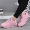 Boots Fashion Winter Women's Casual Korean Platform Sneakers Leather Black Basketball Sports Shoes Air Cushion Flats Outdoor Walking