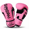 Schutzausrüstung 6 8 10 12 14oz Kickboxhandschuhe Leder PU Sanda Sandsack Training Schwarz Boxhandschuhe Männer Frauen Guantes Muay Thai Boxe De Luva yq240318