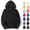 Herrtröjor tröjor tomma fleece hoodies unisex grossist hooded tröja billig mode svart hoodie sudaderas con capucha 24318