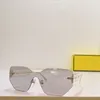 Lunettes de soleil 2024 Ultra de haute qualité intégrée sans cadre pour femmes couleurs à la mode pour femmes