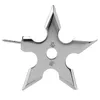 Hooks Rails Coat Ninja Star Shape rostfritt stål Creative Wall Door Hook Klädhattar Hanger Holder Home Decoration Drop Delivery Gar Dhwgm