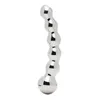 Acero inoxidable Doble Grande Butt Plug Fake Consolador G Spot Metal Anal Beads Plug P-Spot Masajeador de Próstata Stick Juguete Sexual Vaginal 240315