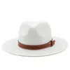 Chapeau de paille souple Panama naturel avec ceinture marron, casquette d'été pour femmes et hommes à large bord, casquette de soleil de plage, Protection UV, Fedora 54575960CM, 240309