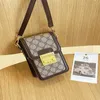 Модная повседневная мини-сумка для мобильного телефона Премиум-сумка через плечо с принтом Sense Маленькая сумка 032824-11111