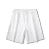 Mäns shorts Anpassad logotyp DIY Märke 330gsm bomull Tung vikt Kort plus stor storlek Mens Summer Casual Beach Blank för män