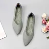 HBP Non-Marque Chine Ventes directes d'usine Nouveau printemps et automne Fei tissé chaussures simples haricot tricotant grande taille commerce extérieur chaussure plate pour femmes