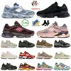 Top Quality 2002R 9060 OG Sneakers Correndo Tênis Atlético Novo Balanace Sapato JJJJound Carvão Borgonha Ártico Cinza Nas Nuvens Mulheres Mens Tênis Ao Ar Livre Treinadores