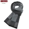 2024 New Man 's Scarves Blend 두꺼운 겨울 스카프 180*31cm 남자 긴 스카프와 목도리 멀티 디자인 머플러 비즈니스 경력 따뜻한 Collarscarf Pashmina