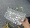 Spring New Glossy Rhombus Chain Mother Mother Bag Sac Sac à main