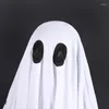 Jackor halloween festkläder pojke flicka barn ghost hooded casual cloak baby solid brev cape barn cosplay mantle spädbarn mantissa