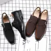 HBP Non-Merk Puntschoen Hoge Kwaliteit Nieuwe Mode Bespoke Zomer Formele Stijlvolle Lederen Schoenen Designer Man Casual Mannen kleding Schoenen