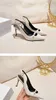 High Heels Black Flip Flops Sexig pannband med sandaler Plattformkilar för kvinnor läder stilettkvinna skor 240228