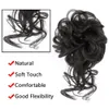 Synthetische Perücken Hairstar Bun Messy Curly Elastic Hair Scrunchies Haarteile Synthetische Chignon Donut Hochsteckfrisur Haarteile für Frauen Mädchen 240329