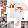 윌 Gasparino Max Belyeu Rylan Gallvan Andre Duplantier II Texas Baseball Jersey Aaron Nixon Douglas Hodo III Porter Brown Jack Odowd 커스텀 스티치 Texas Jerseys